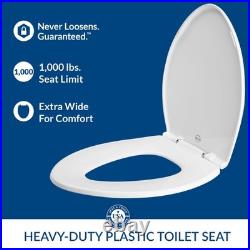 1000CPT Paramont Heavy Duty OVERSIZED Closed Front Toilet Seat with 1,000 lb