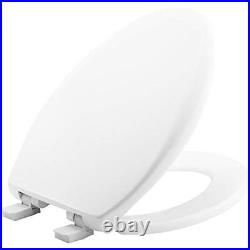 1200E4 000 Affinity Toilet Seat will Slow Close, Never 1 Pack Elongated White