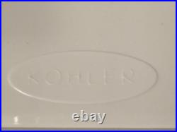 6 Kohler Cachet Quiet-CloseT 6-5/8 X 14-3/16 Round-Front Toilet Seats # 4639-0