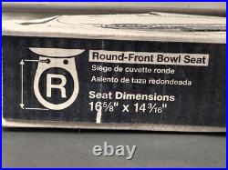 6 Kohler Cachet Quiet-CloseT 6-5/8 X 14-3/16 Round-Front Toilet Seats # 4639-0