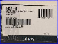 6 Kohler Cachet Quiet-CloseT 6-5/8 X 14-3/16 Round-Front Toilet Seats # 4639-0