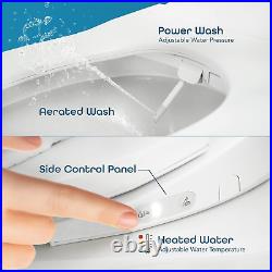 700S Series Electric Bidet Smart Toilet Seat with Side Knob Control Instant He