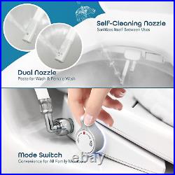 700S Series Electric Bidet Smart Toilet Seat with Side Knob Control Instant He