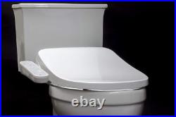 ALPHA BIDET GX Wave Bidet Toilet Seat in Round White Strong Spray Stainless ALPHA BIDET GX Wave Bidet Toilet Seat in Round White Strong Spray Stainless