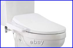 ALPHA BIDET GX Wave Bidet Toilet Seat in Round White Strong Spray Stainless ALPHA BIDET GX Wave Bidet Toilet Seat in Round White Strong Spray Stainless