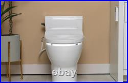 ALPHA BIDET JX2 Elongated Bidet Toilet Seat, White, Endless Warm Water