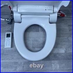 ALPHA BIDET JX-RW Round Bidet Toilet Seat, White, Endless Warm Water