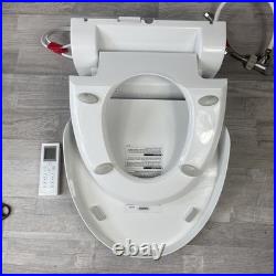 ALPHA BIDET JX-RW Round Bidet Toilet Seat, White, Endless Warm Water