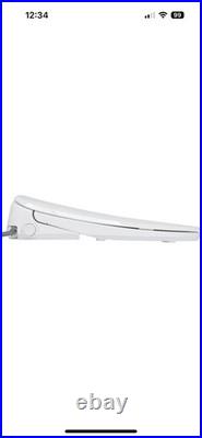 ALPHA BIDET UX Pearl Bidet Toilet Seat in Elongated White New Open Box