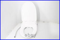 ALPHA BIDET UX Pearl Bidet Toilet White Ultra Low Profile Endless Warm Water