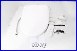 ALPHA BIDET UX Pearl Bidet Toilet White Ultra Low Profile Endless Warm Water