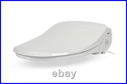 ALPHA BIDET iX Hybrid Bidet Toilet Seat in Elongated White Endless Warm Wat