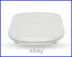 ALPHA BIDET iX Hybrid Bidet Toilet Seat in Elongated White Endless Warm Wat