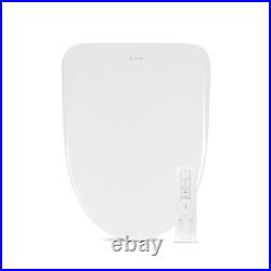 ALPHA BIDET iX Pure Bidet Toilet Seat in Elongated White Ultra Low Profile ALPHA BIDET iX Pure Bidet Toilet Seat in Elongated White Ultra Low Profile