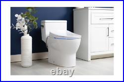 ALPHA BIDET iX Pure Bidet Toilet Seat in Elongated White Ultra Low Profile ALPHA BIDET iX Pure Bidet Toilet Seat in Elongated White Ultra Low Profile
