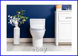 ALPHA BIDET iX Pure Bidet Toilet Seat in Elongated White Ultra Low Profile ALPHA BIDET iX Pure Bidet Toilet Seat in Elongated White Ultra Low Profile