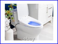 ALPHA BIDET iX Pure Bidet Toilet Seat in Elongated White Ultra Low Profile ALPHA BIDET iX Pure Bidet Toilet Seat in Elongated White Ultra Low Profile