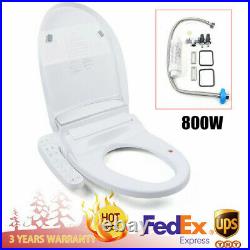 Advanced Smart Toilet Seat Bidet Warm Air Dryer Elongated Heat Clean Dry Movable