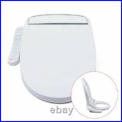 Advanced Smart Toilet Seat Bidet Warm Air Dryer Elongated Heat Clean Dry Movable