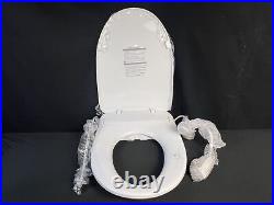Alpha Bidet UX Pearl Electric Ultra Low Toilet Seat Elongated White New Open Box