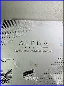 Alpha UX Pearl Bidet Seat UX-EW Elongated, White New Open Box With Remote