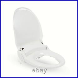Alpha iX Hybrid Bidet Toilet Seat in Elongated White Endless Warm Water