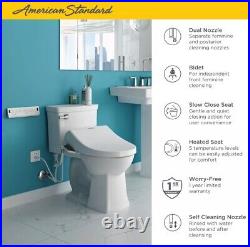 American Standard Advanced Clean Electronic Bidet Seat with Remote, White NEW