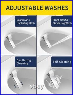 Aquonderful Bidet Toilet Seat, Electric Smart Heated Seat with Slow Closes