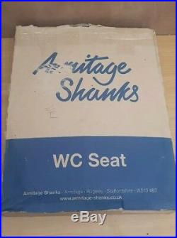 Armitage Shanks Contour 21 Grey Toilet Seat and Cover with Fittings S4065LJ wc