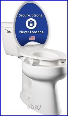 Assurance 3 Raised Toilet Seat Comfort & Security with Clean Shield Guard