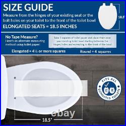 Assurance 3 Raised Toilet Seat Comfort & Security with Clean Shield Guard