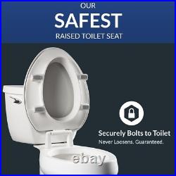 Assurance 3 Raised Toilet Seat Comfort & Security with Clean Shield Guard