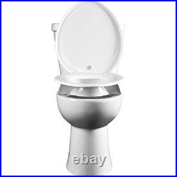 Assurance 3 Raised Toilet Seat with Clean Shield, Round, White
