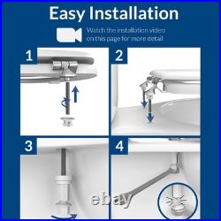 BEMIS 1000CPT Paramont Heavy Duty OVERSIZED Closed Front Toilet Seat with 1