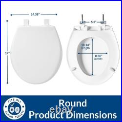 BEMIS 790TDGSL Commercial Heavy Duty Closed Front Toilet Seat with Cover White