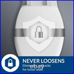 BEMIS 790TDGSL Commercial Heavy Duty Closed Front Toilet Seat with Cover White