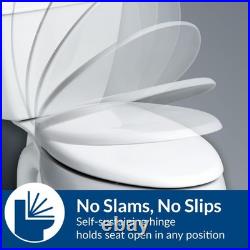BEMIS 790TDGSL Commercial Heavy Duty Closed Front Toilet Seat with Cover White