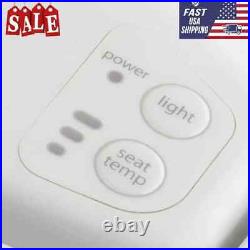 BEMIS Radiance Heated Night Light Toilet Seat Elongated Slow Close Plastic White