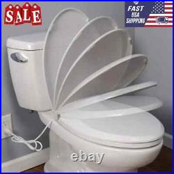 BEMIS Radiance Heated Night Light Toilet Seat Elongated Slow Close Plastic White