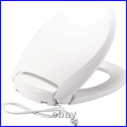 BEMIS Toilet Seat Soft Close Multi-Setting Heated Round Plastic Modern White