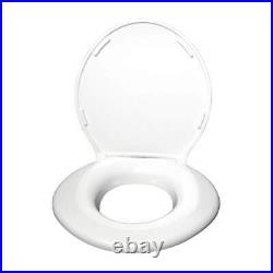 BIG JOHN 1W Toilet Seat, Elongated/Round Bowl, Closed