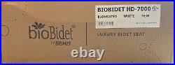 BIOBIDET HD-7000 Electric Bidet Seat for Elongated Toiletsm White BRAND NEW
