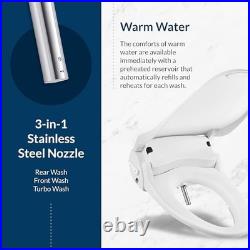BIO BIDET SLIM TWO BIDET SMART TOILET SEAT- ELONGATED WHITE Scratch & Dent BIO BIDET SLIM TWO BIDET SMART TOILET SEAT- ELONGATED WHITE Scratch & Dent