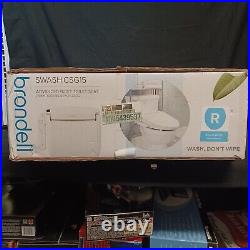 BRAND NEW Brondell Swash CSG15 Electric Bidet Seat for Round Toilets in White