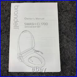BRONDELL CL1700-EW Swash Advance Elongated Bidet Toilet Seat White