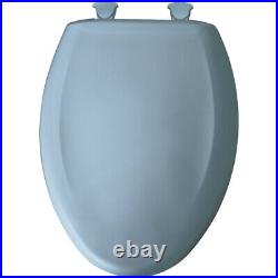 Bemis 1200SLOWT-034 Elongated Slow Close Toilet Seat Briggs SKY BLUE