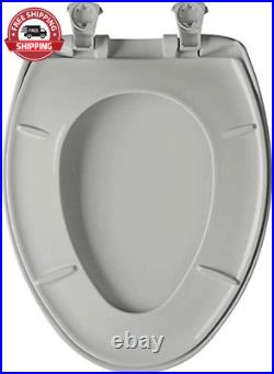 Bemis 1200SLOWT 062 Toilet Seat, Elongated, Ice Grey