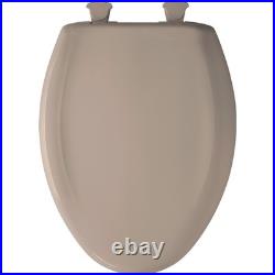 Bemis 1200SLOWT Classic Colors Elongated Closed-Front Toilet Seat Beige