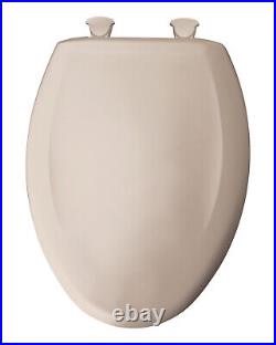 Bemis 1200SLOWT Elongated Closed-Front Toilet Seat and Lid Blush