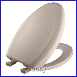 Bemis 1200SLOWT Elongated Closed-Front Toilet Seat and Lid Crane White